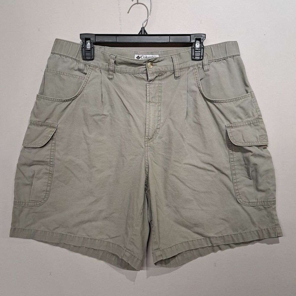 Columbia Shorts Mens 36 Cargo Hiking Vtg Cotton